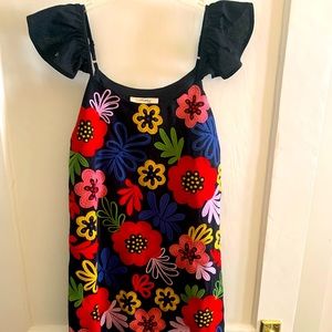 Colorful and intricate casual dress- worn once!